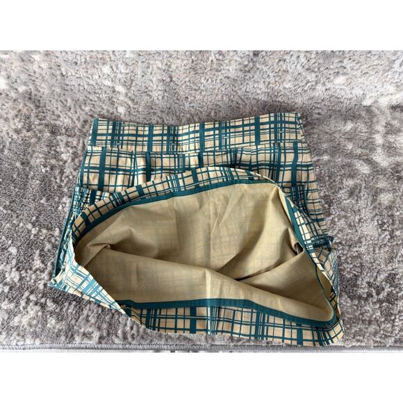 Girls From Savoy Sz 2 Ruffle Pocket A-Line Plaid Mini Skirt High Waist Anthropol - Picture 8 of 10